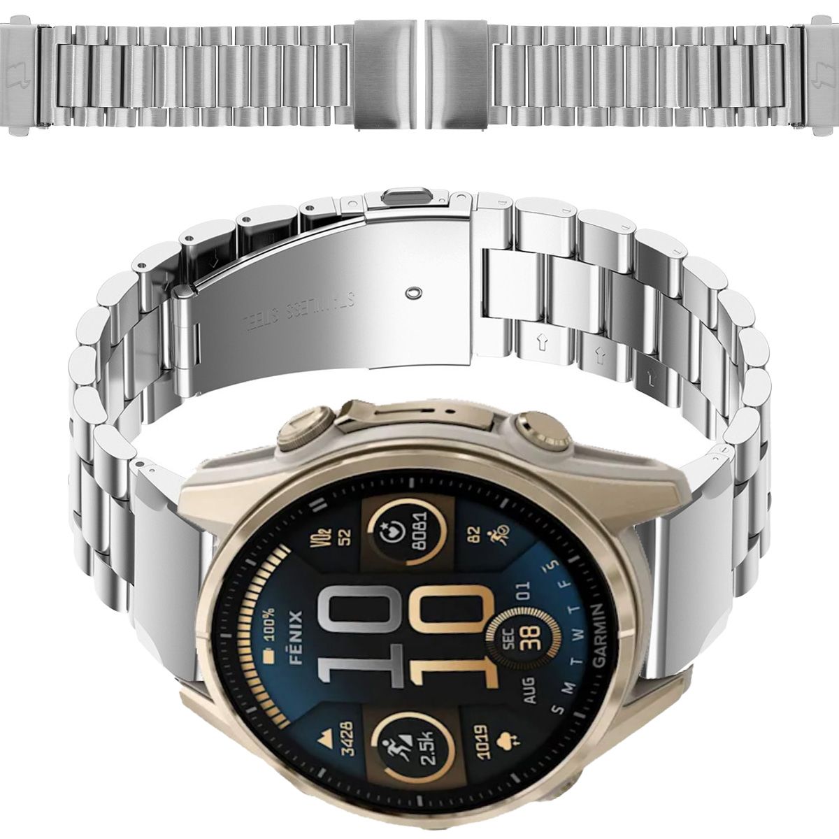 Pasek do zegarka Bizon Strap Watch Aura do Smartwatch 22 mm